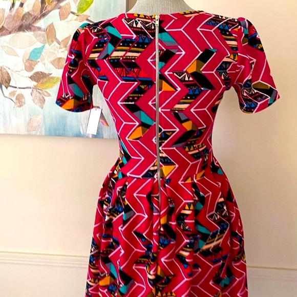 LuLaRoe “AMELIA” MIDI DRESS SIZE SMALL 🌟NWT🌟 - Picture 9 of 16